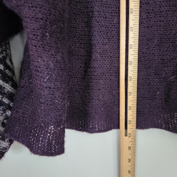 WOODEN SHIPS Women's Sweater Medium Mohair Aztec Paola Buendia Embroidered - Picture 8 of 9